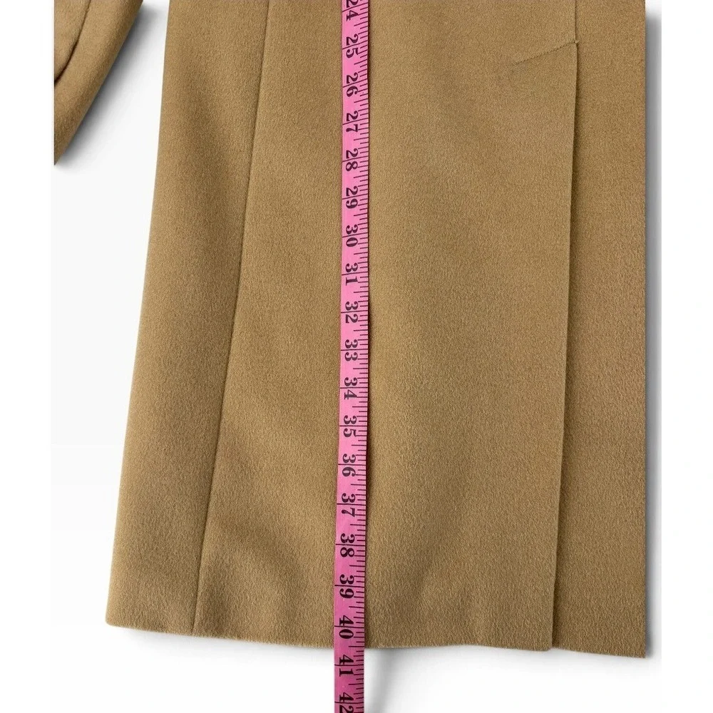 Banana Republic Overcoat Mens Large Camel 100% Wool